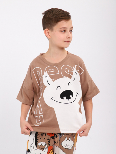 Детская пижама "Друзья" / Бежевый