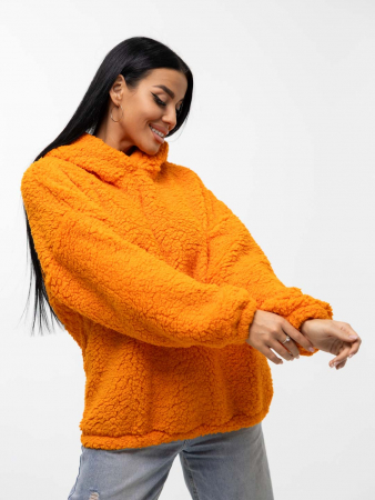 Женская толстовка мод.1770/6 (оверсайз) / Оранжевый
