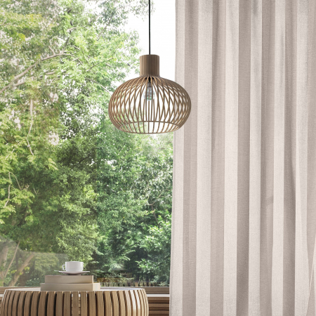 Комплект штор "Волшебная Ночь" Рогожка / Зебра-экрю