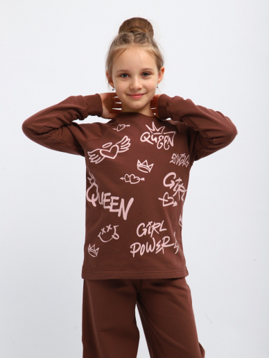 Детская пижама "Квин" / Шоколад