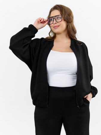 Женский бомбер Нео-1 БО-004 / чёрный