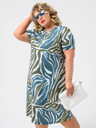 Женское платье "Мираж" 2229-К / Зеленый