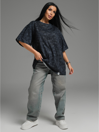 Женская футболка Ирбис / Графит варенка