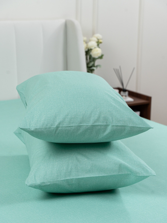 Постельное белье поплин Иваново (без пододеяльника) / Мята