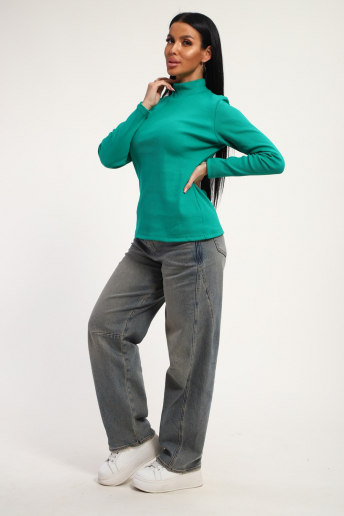 Женская водолазка 74721 / морская волна