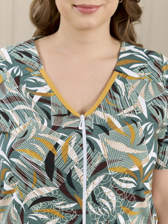 Женский халат Нора Х-771 / зелёный