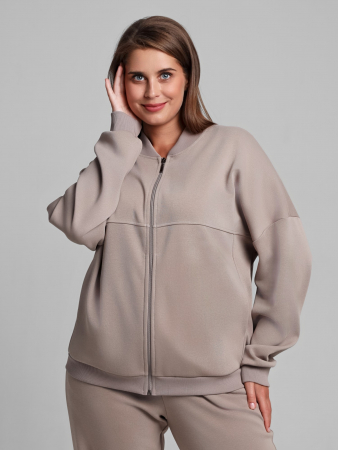 Женский бомбер Авенсис-1 / бежевый