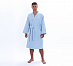 Халат вафельный Relax / нежно-голубой