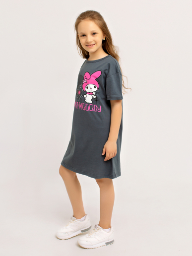 Платье детское "Милашка" арт. дк335 / серый