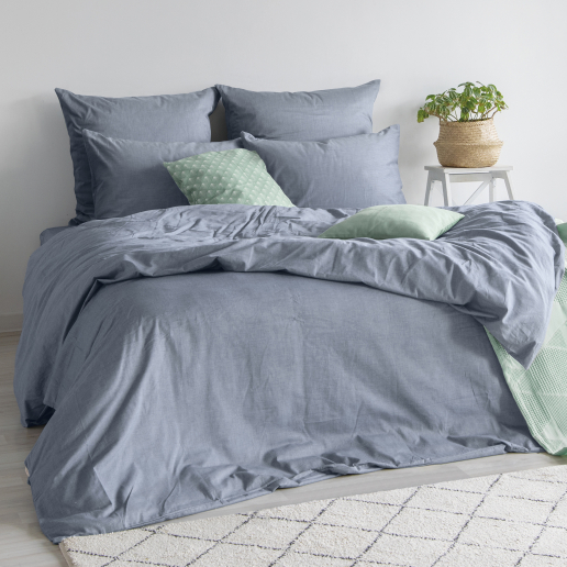 Набор наволочек "Verossa" Melange 70/70 / Indigo