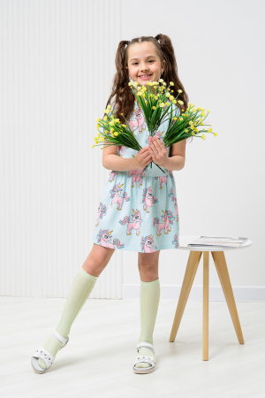 Детские гольфы Незабудка (набор 2 пары) / салатовый