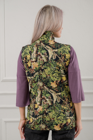 Жилет женский из футера / Клен