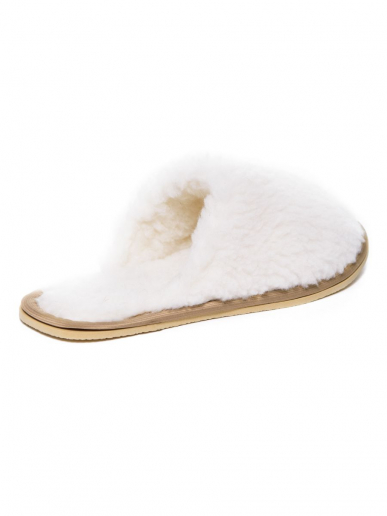 Тапки меховые / белые
