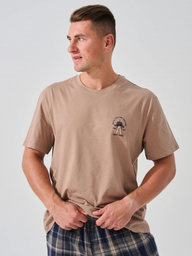 Мужская пижама "Авангард" 2390-К/Ф / Бежевый