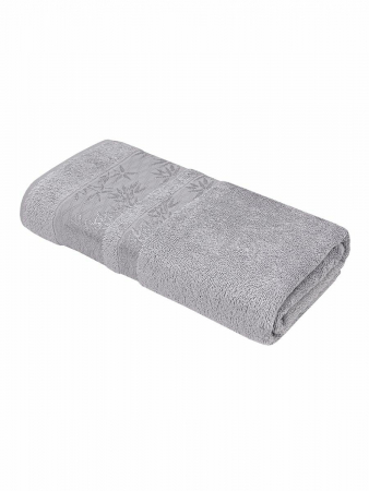 Махровое полотенце УЗ Ланкастер м7021_11 M / Серый