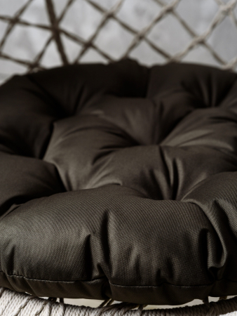 Круглая подушка для подвесных качелей (оксфорд) / Черный