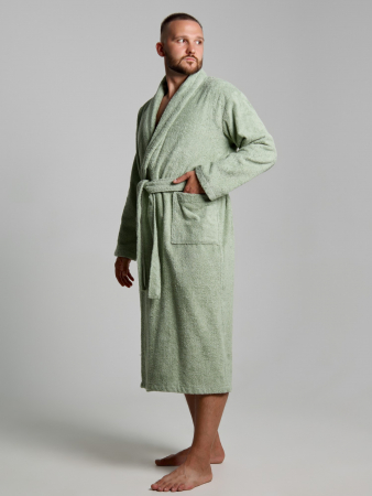 Халат мужской Комфорт-4 / светло-оливковый