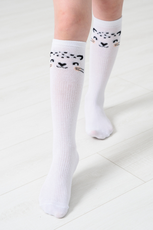 Детские гольфы Лео (набор 2 пары) / белый, желтый