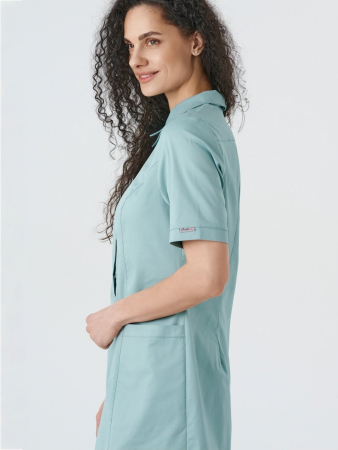 Платье медицинское женское 235.0 / Серо-зеленый