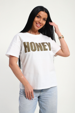 Женская футболка 85665 / белый