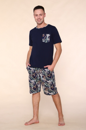 Мужской костюм Папоротник 806 / Темно-синий