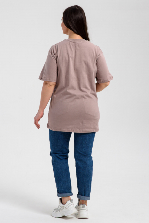 Футболка унисекс 8471/4 / кофе с молоком