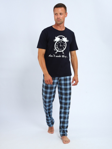 Мужской костюм Будильник 813 / Синий