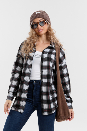 Женская рубашка 36995 / черный