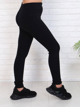 Лосины детские утепленные - Д / черный