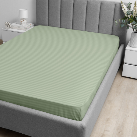 Простыня "Волшебная Ночь" на резинке / Smoke Green