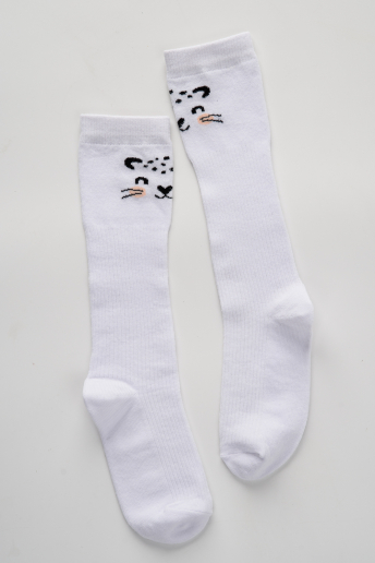 Детские гольфы Лео (набор 2 пары) / белый, желтый