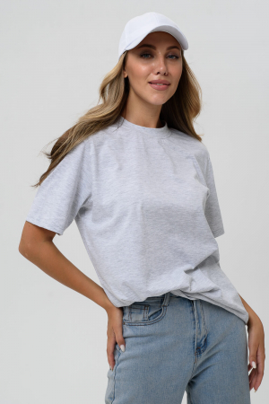 Футболка унисекс 8471/2 / серый меланж