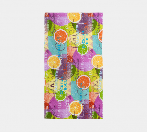 Полотенце банное вафельное Тропикана