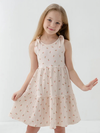 Детский сарафан "Романс" / Персиковый