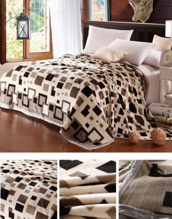 Плед велсофт / Расцветки в ассортименте