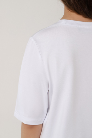 Футболка для девочки Гретта-4 / белый