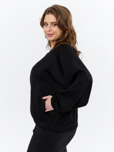 Женский бомбер Нео-1 БО-004 / чёрный