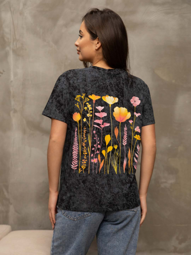 Женская футболка мод.2156/1 / Черный