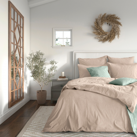 Постельное белье "Verossa" Melange / Praline