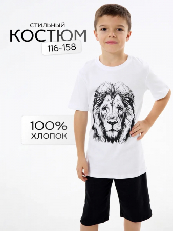 Детская пижама с шортами "Сорванец" / Лев