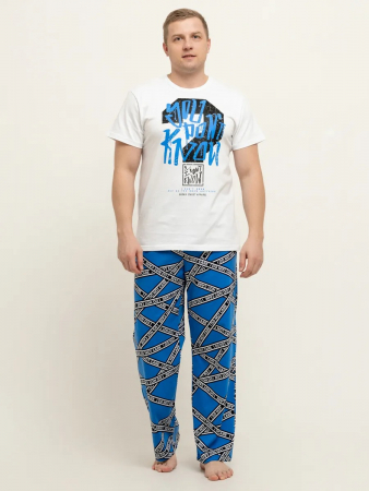 Мужская пижама "Вопросики" арт.мк1291