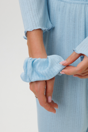 Женская пижама с брюками 2244/3 / Голубой