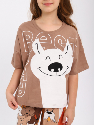 Детская пижама "Друзья" / Бежевый
