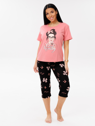 Женская пижама П-34(К) / Розовый (девушка)