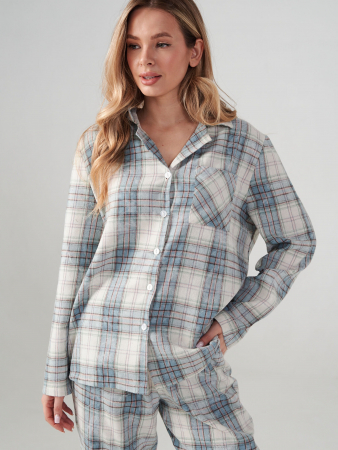 Женская пижама "Добрый вечер" 2163-Ф / Бирюзовый