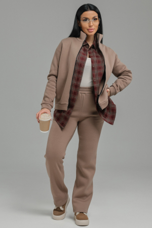 Женский костюм с брюками 74722 / капучино