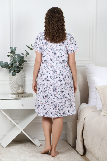 Женская ночная сорочка Злата / Коралловый