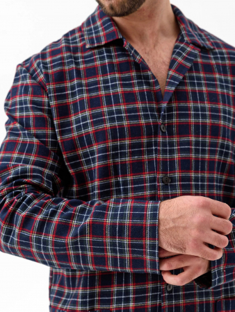 Мужская пижама "Добрый вечер" 2162-Ф / Синий