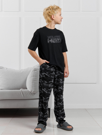 Костюм для мальчика Экипаж-1 / чёрный