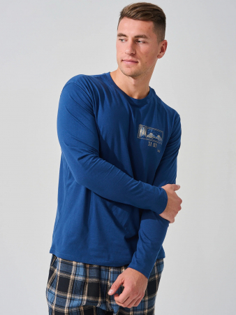 Мужская пижама "Мост" 2397-К/Ф / Синий